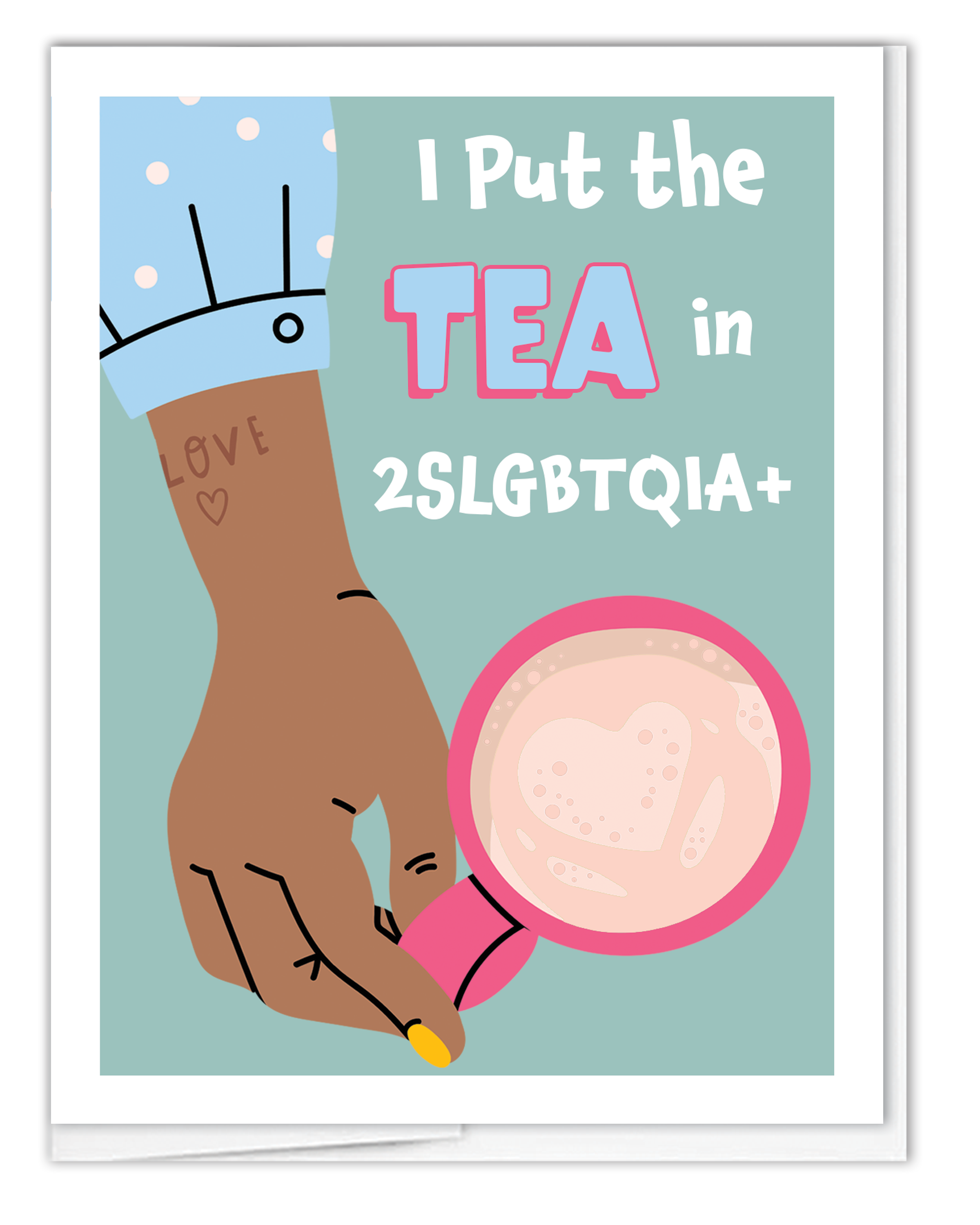 Tea in 2SLGBTQIA+ – JennyDidIt Note Cards