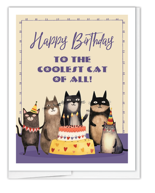 Birthday Cool Cat