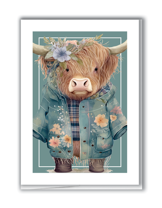 Cow Mini Card